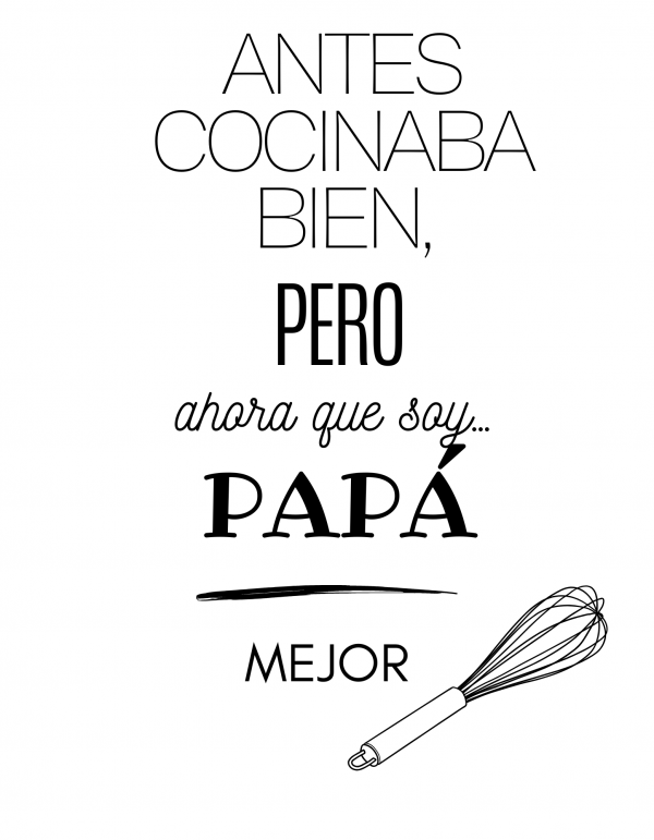 DELANTAL BÁSICO -FRASE PERSONALIZADO - Imagen 3