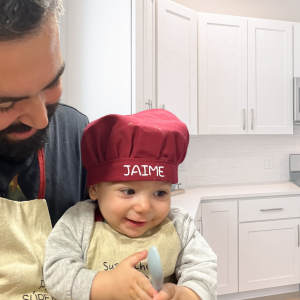 GORRO DE CHEF PERSONALIZADO