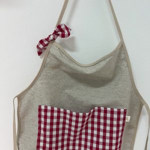 DELANTAL INFANTIL BÁSICO REVERSIBLE PERSONALIZADO