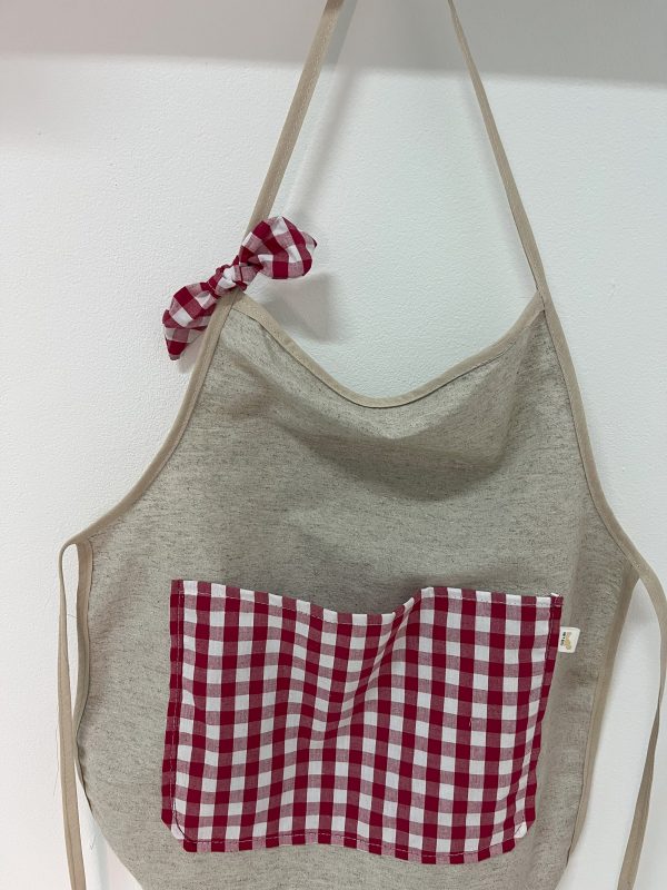 DELANTAL INFANTIL BÁSICO REVERSIBLE PERSONALIZADO