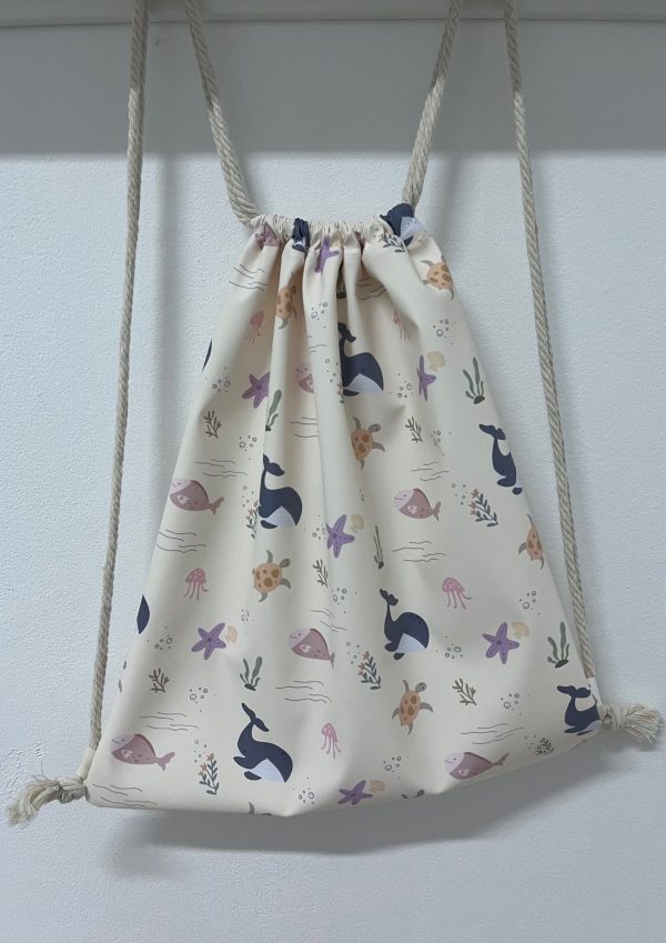 Mochila IMPERMEABLE Animales Marinos - Imagen 2
