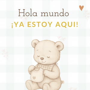 TARJETAS CUMPLEMES: MI PRIMER AÑITO