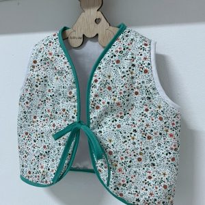 Chaleco ACOLCHADO INFANTIL Flores silvestres