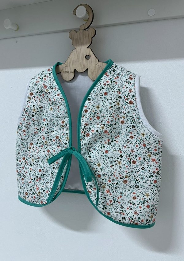 Chaleco ACOLCHADO INFANTIL Flores silvestres