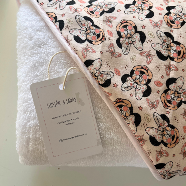 Toalla baño INFANTIL - MINNIE MOUSE-