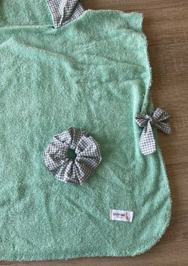 Poncho INFANTIL Modelo Agua salada - TALLA 1-3 Años - - Imagen 3