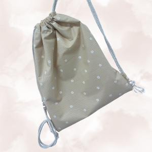 Mochila cuerdas MARGARITAS AMARILLA