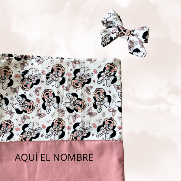 Bolsa merienda + lazo MINNIE