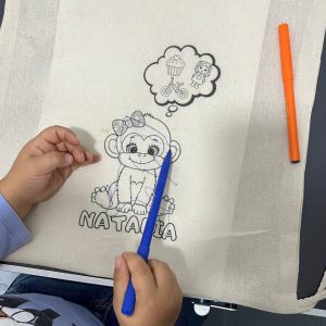 Mochila Infantil -Lava y colorea-
