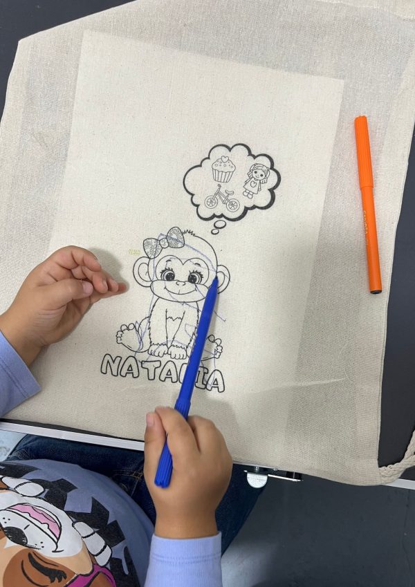 Mochila Infantil -Lava y colorea-