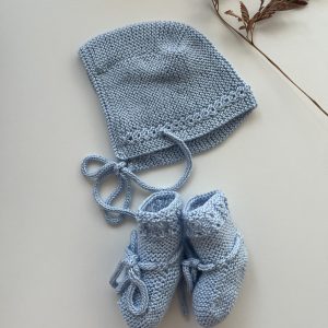 Pack CAPOTA + PATUCOS AZUL Recien Nacido