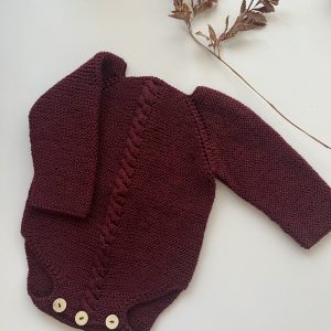 PELELE BEBÉ MANGA GRANATE Talla 3-6 m