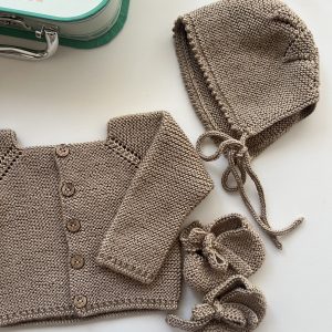 PACK PUNTO Chaqueta + Capota + Patucos Talla 0-3m