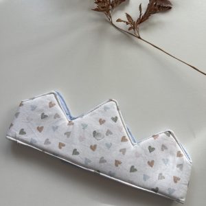 MINI CORONA Corazones Azul