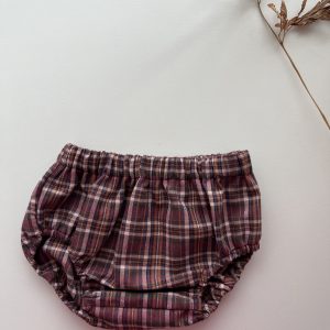 Cubrepañal cuadros Talla12-18m