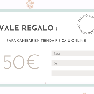 TARJETA REGALO 50€