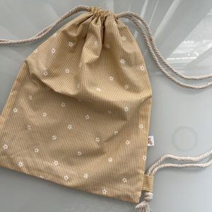 Mochila cuerdas margaritas